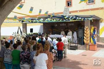 Misa y procesión de la Virgen de la Paloma en La Viña (Foto Francisco Javier Santana)